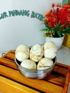 Foto resep 131. Telur Pindang Batik