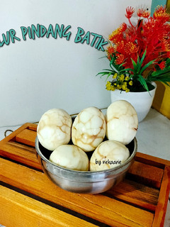 Foto resep 131. Telur Pindang Batik
