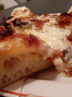 Una foto de Pizza a la sartén, súper fácil y rápida