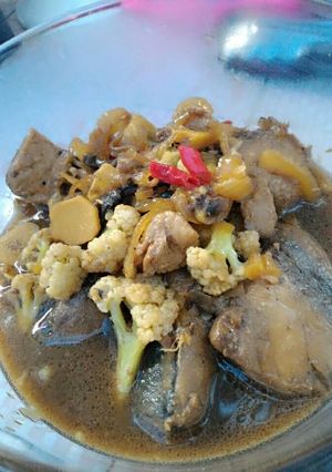 Foto resep Semur Ikan Tuna Kembang Kol