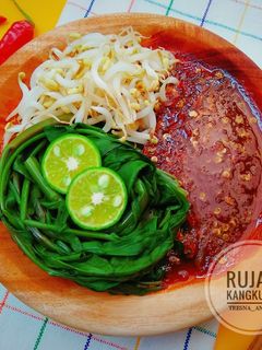 Foto resep Rujak Kangkung