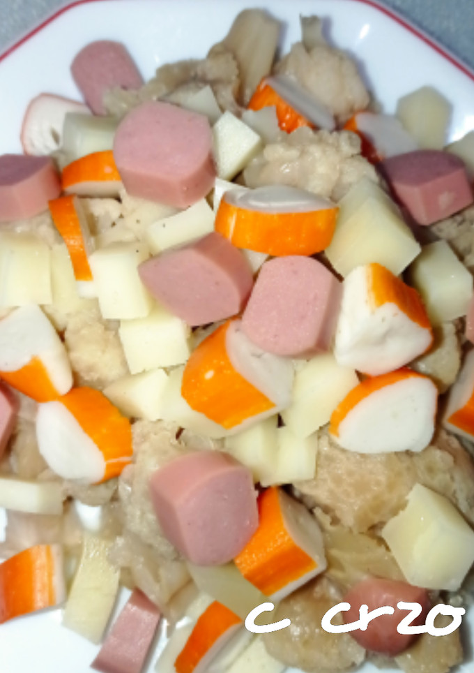 Una foto de Ensalada de coliflor