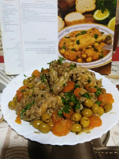 صورة لوصفة طاجين زيتون