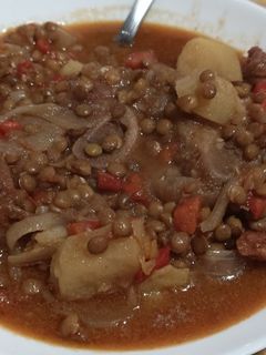 Una foto de Lentejas caseras