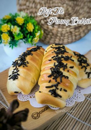 Foto resep Roti Isi Pisang Coklat