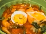 Tteokbokki with homemade gochujang sauce