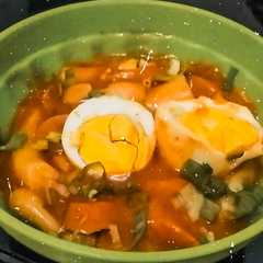 รูปของ Tteokbokki with homemade gochujang sauce
