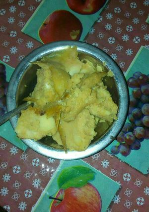 A picture of Mashed potatoes.