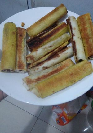 Foto resep Tawar gulung isi keju dan nutella