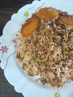 عکسی از دستور عدس پلو خوشمزه 😋