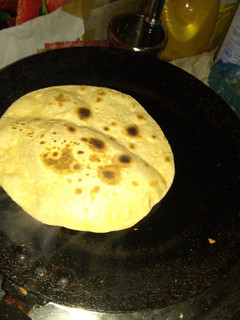 A picture of Soft chapati # Chef dheena.