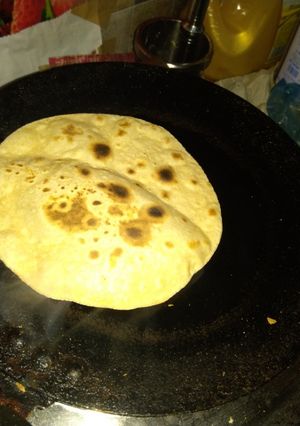 A picture of Soft chapati # Chef dheena.