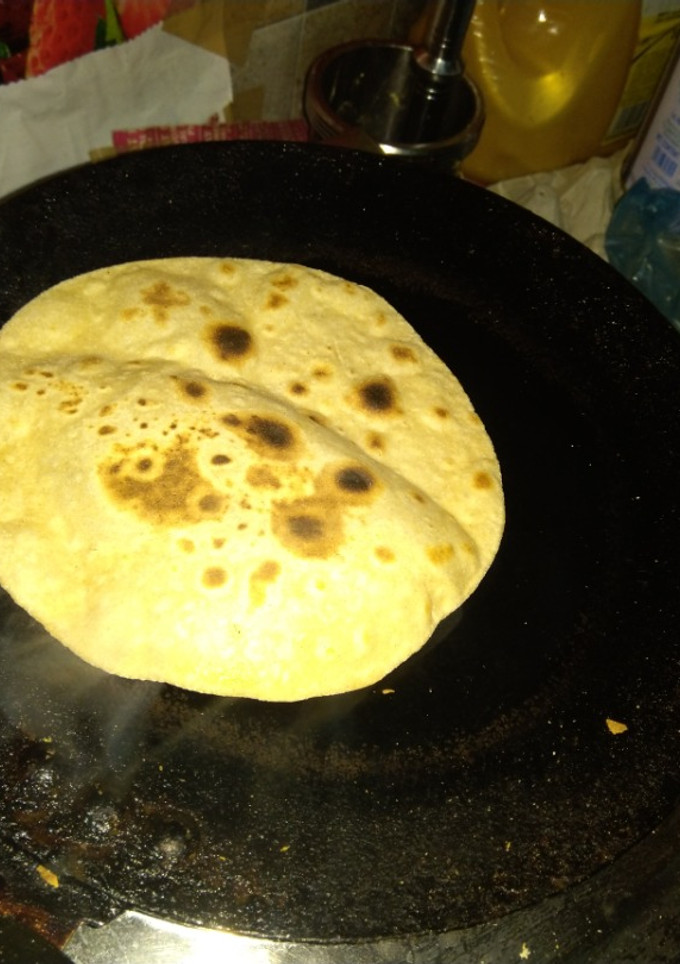 A picture of Soft chapati # Chef dheena.