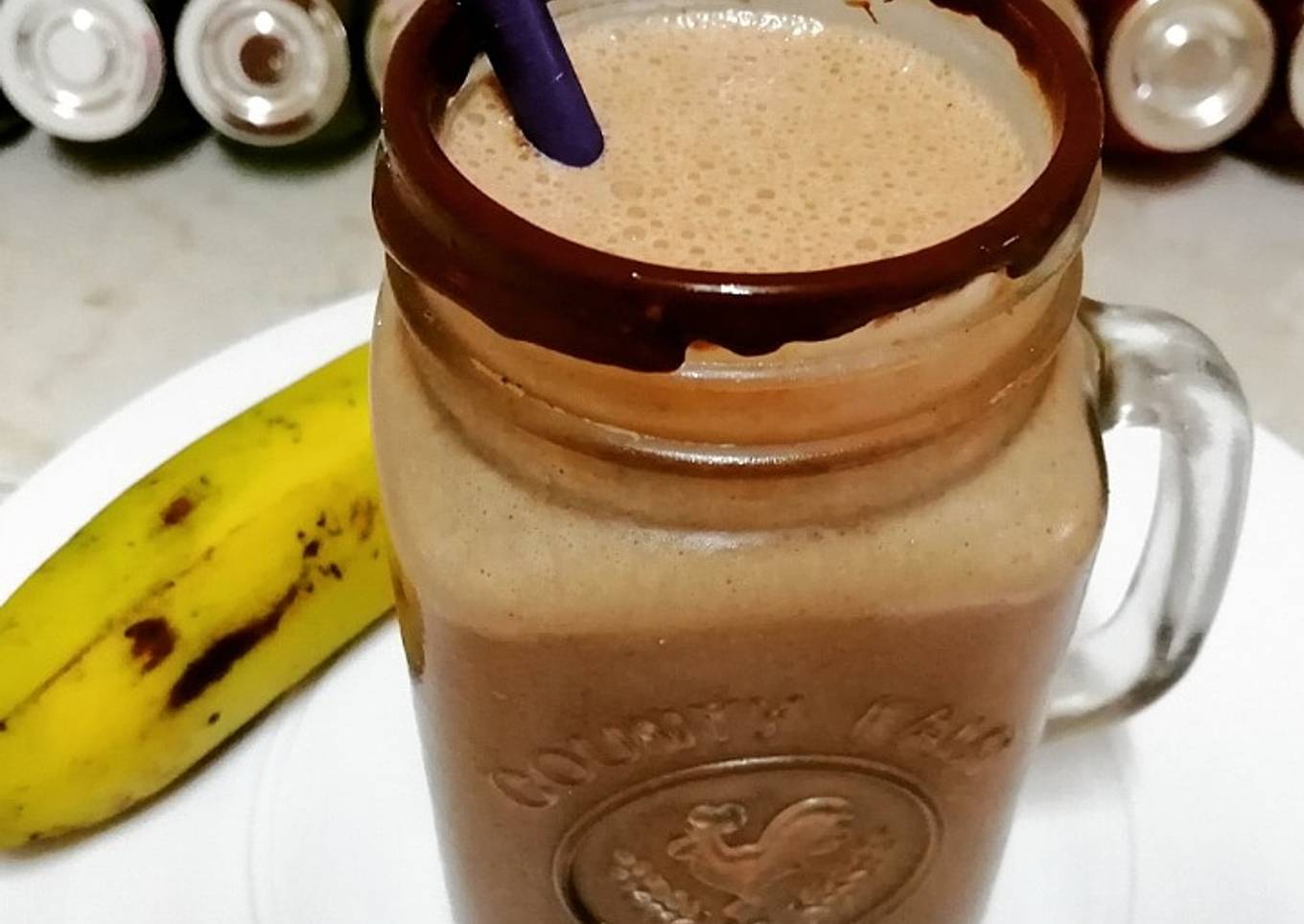 Chunky monkey banana smoothie