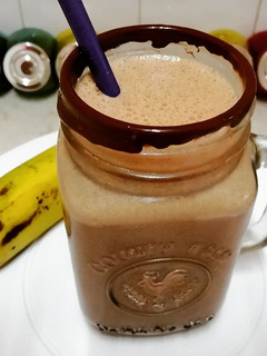 A picture of Chunky monkey banana smoothie.