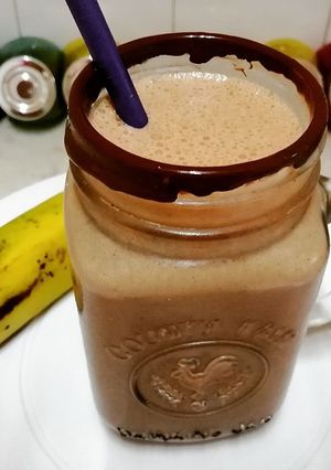 A picture of Chunky monkey banana smoothie.