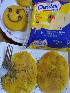 南瓜起司煎餅 的食譜成品照片