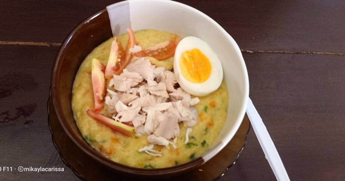  Resep  Bubur  Ayam Oat  menu diet  oleh nurani azzahra Cookpad