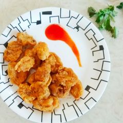 A picture of Mushroom Pakoras.