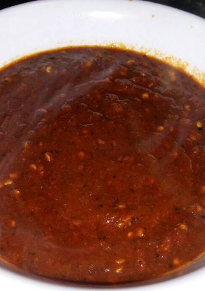 Una foto de Salsa de chile de árbol