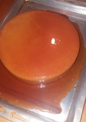 Una foto de Budín de pan con caramelo