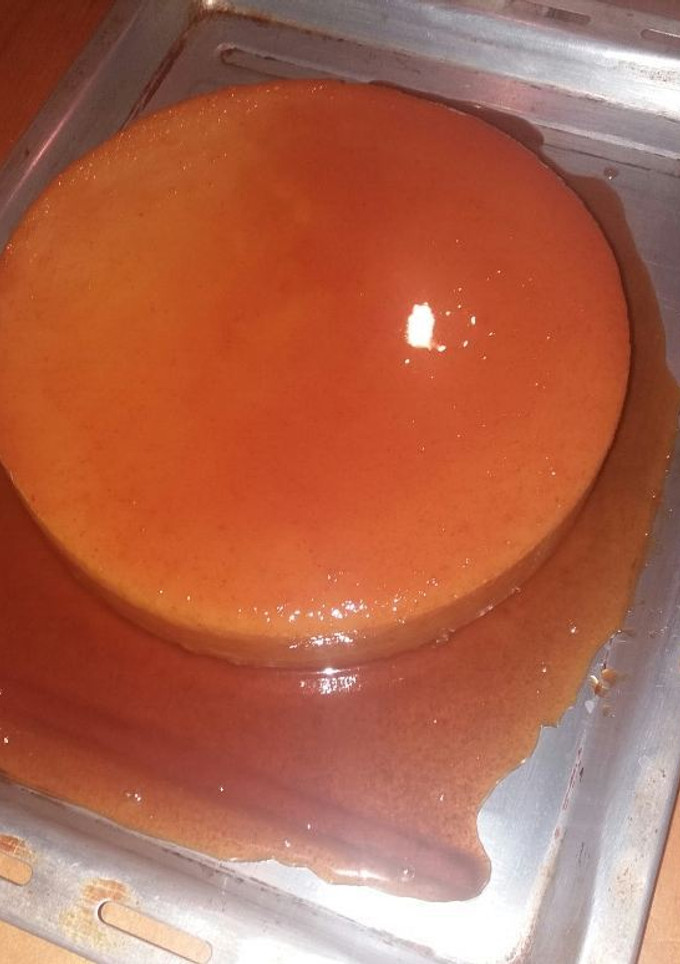 Una foto de Budín de pan con caramelo