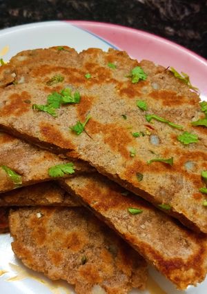 A picture of Thalipeeth.