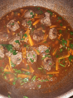 Foto resep Sup bola-bola daging sapi