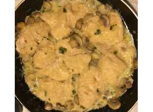 Foto di Scaloppina con latte e funghi 🍄‍🟫🥛