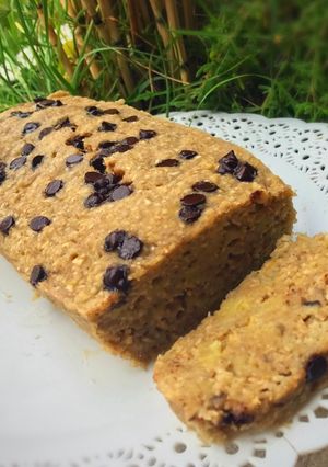 Una foto de Budín de banana SIN AZÚCAR SIN ACEITE Y SIN MANTECA!! Con avena!!