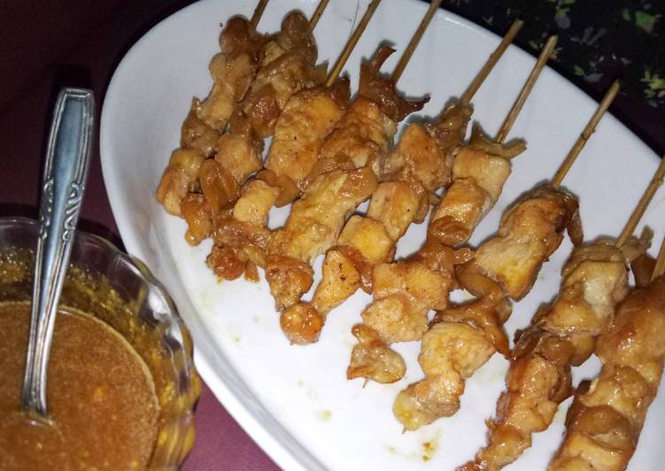 Sate Ayam Jamur (teflon)