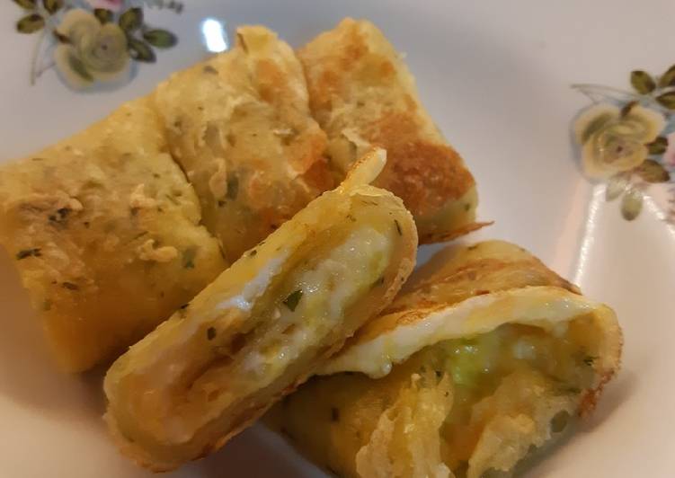 Resep Egg Cheese Crepe Shi Lin ala Homemade, Sempurna