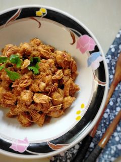 Foto resep Sate Goreng Ayam Bumbu Kacang