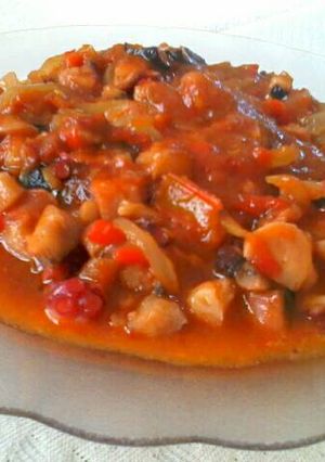 Foto resep Gurita Saos Padang Simple