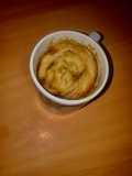 Mug cake de rollo de canela