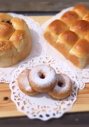 Foto resep Roti Sobek / Donut tanpa Susu & Telur