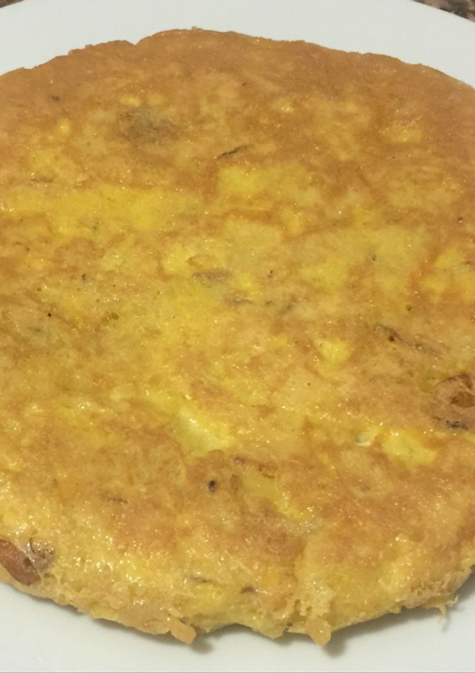 Una foto de Tortilla de patatas exprés