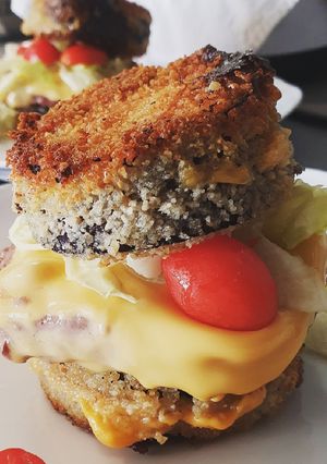 Une photo de Burger sans pain