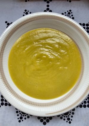 Una foto de Crema de puerros
