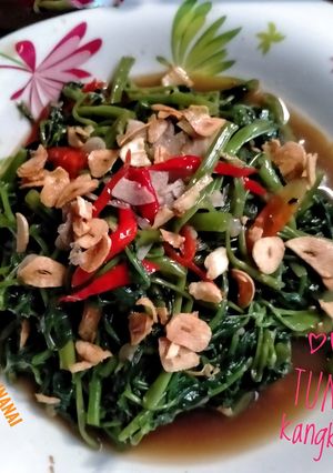 Foto resep 68)tumis kangkung