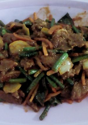 Foto resep Sapi Bumbu Wortel Kacang Panjang