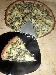 صورة لوصفة كيش بالسلق