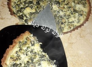 صورة لوصفة كيش بالسلق