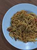 Spaghetti Aglio Olio Jamur Kornet