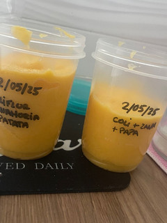 Una foto de Potito de coliflor, zanahoria y patata