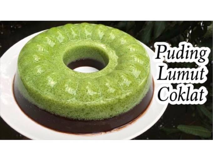 Cara membuat Puding Lumut Coklat Cara membuat Puding Lumut Coklat