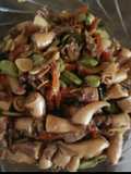 Cumi asin tumis pete