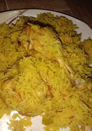 A picture of Chicken pulaou...#eid k pakwaan...