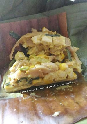 Foto resep Pepes jamur tahu jagung 🍴