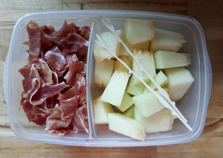 13. Melón con jamón